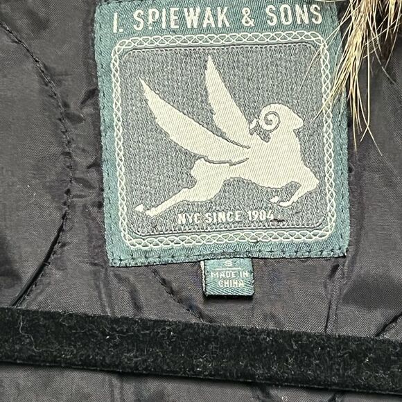 Spiewak and Sons Brown Field Jacket Coyote Fur Collar Mens S Womens - Picture 10 of 10